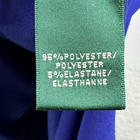 Lauren Ralph Lauren Twist Knot Dress Size 12 Purple Stretchy Sleeveless Career - Picture 6 of 10